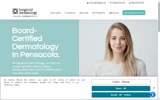 Henghold Dermatology website