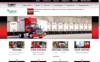 Southeastern Freight Lines of Pensacola website
