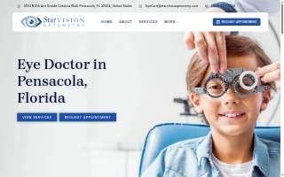 StarVision Optometry PLLC of Pensacola website