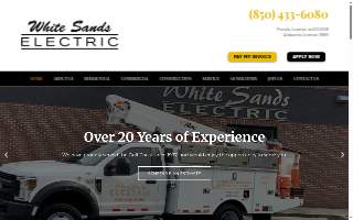 White Sands Electric of Pensacola website