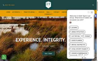 Keith Taylor Law Group, P.A. of Pine Hills website