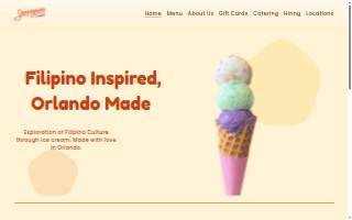 Sampaguita Ice Cream of Pine Hills website