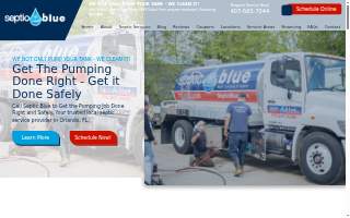 Septic Blue of Orlando website