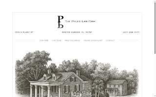 The Pyles Law Firm, P.A. of Pine Hills website