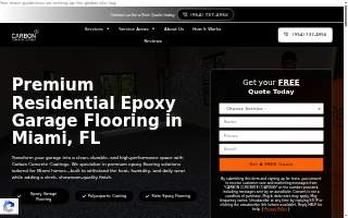 Carbon Concrete Coatings website