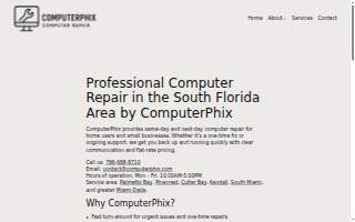 ComputerPhix Computer Repair website