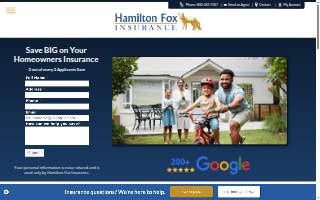 Hamilton Fox Insurance website