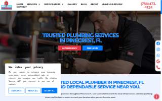 High Level Plumbing website