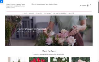 Hirni's Wayside Garden Florist website