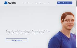 Miami Holistic Chiropractors of Pinecrest website