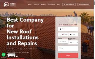 Perfect Roofing of FL website