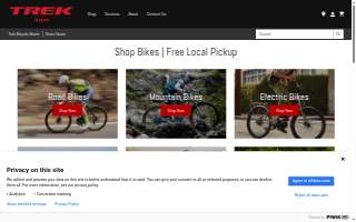 Trek Bicycle Miami website