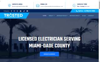 Trusted Electrical Solutions of Pinecrest website