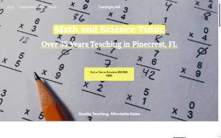 Tutoring by Ash of Pinecrest website