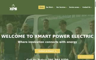 Xmart Power Electric of Pinecrest website