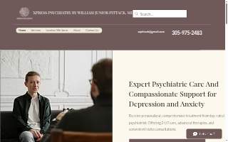 Xpress Psychiatry website