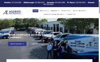 Accurate Electronics of Pinellas Park website