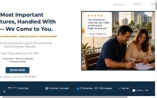 Clearwater Mobile Notary LLC website