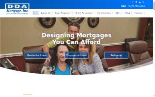 DDA Mortgage website
