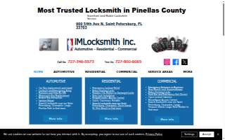 iMLocksmith inc. of Pinellas Park website