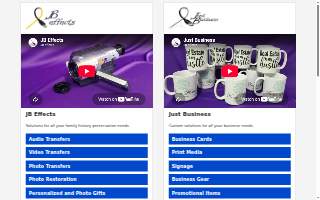 JB effects website