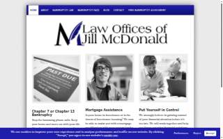 Law Offices of Jill McDonald website