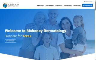 Mahoney Dermatology Specialists website