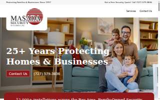 Masada Security of Pinellas Park website