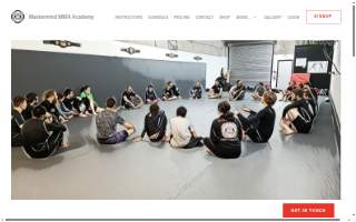 Mastermind MMA Academy website