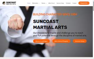 Suncoast Martial Arts of Pinellas Park website