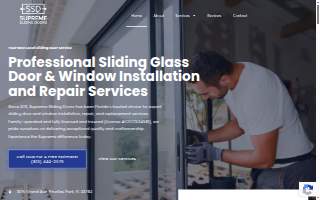 Supreme Sliding Doors website