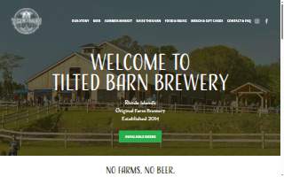 Tilted Barrel Bar website