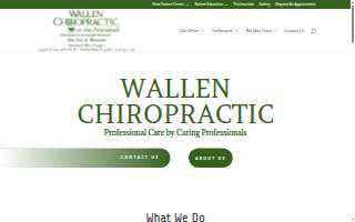 Wallen Chiropractic Centre website