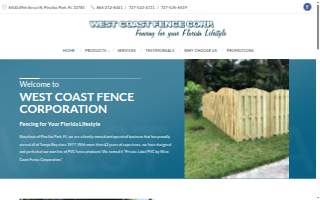 West Coast Fence Corporation website