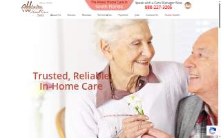Affinity Home Care of Pinewood website
