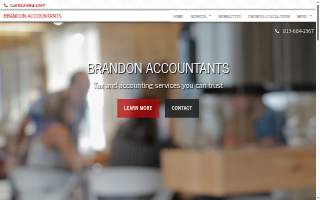 Brandon Accountants website