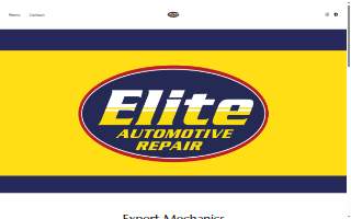Elite Automotive Repair website