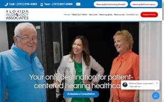Florida Audiology Associates website