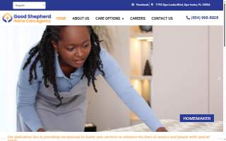Good shepherd homecare agency of Pinewood website