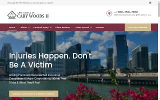 Law Office of Cary Woods II website