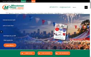 Minuteman Press Longwood - Printing, Design, Mailing, & Signs website
