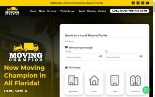 Moving Champion ALL FLORIDA of Pinewood website