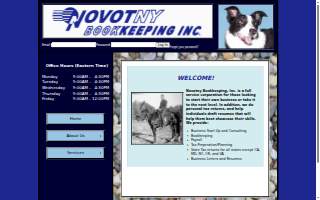 Novotny Bookkeeping LLC website