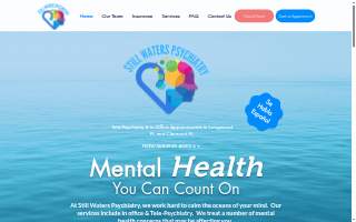 Still Waters Psychiatry of Pinewood website