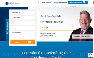The Law Offices of Robert David Malove website