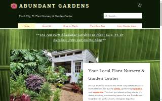 Abundant Gardens website