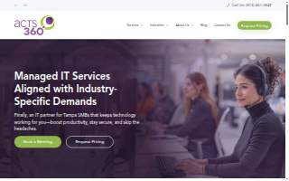 ACTS360 - Tampa IT Services website
