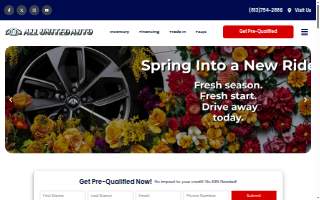 All United Auto website