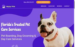 Happy Pets website