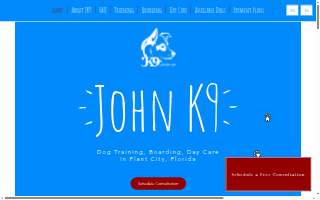 John K9 Dog Training of Plant City website
